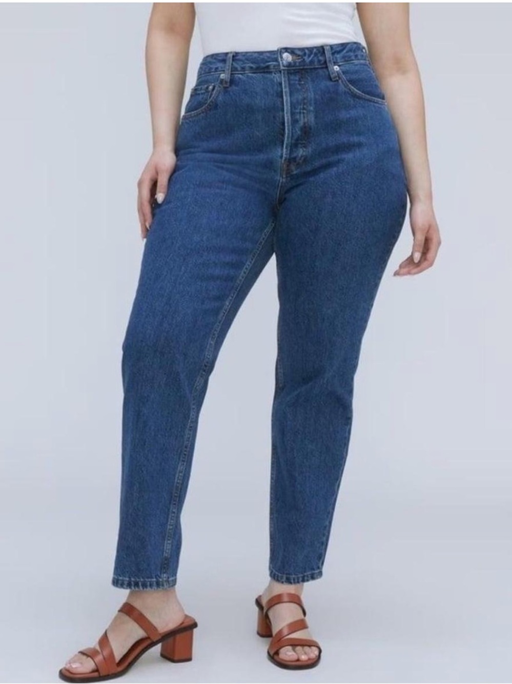 NWT Everlane The Curvy 90’s Cheeky Straight High Waisted Jeans Size 29 Ankle